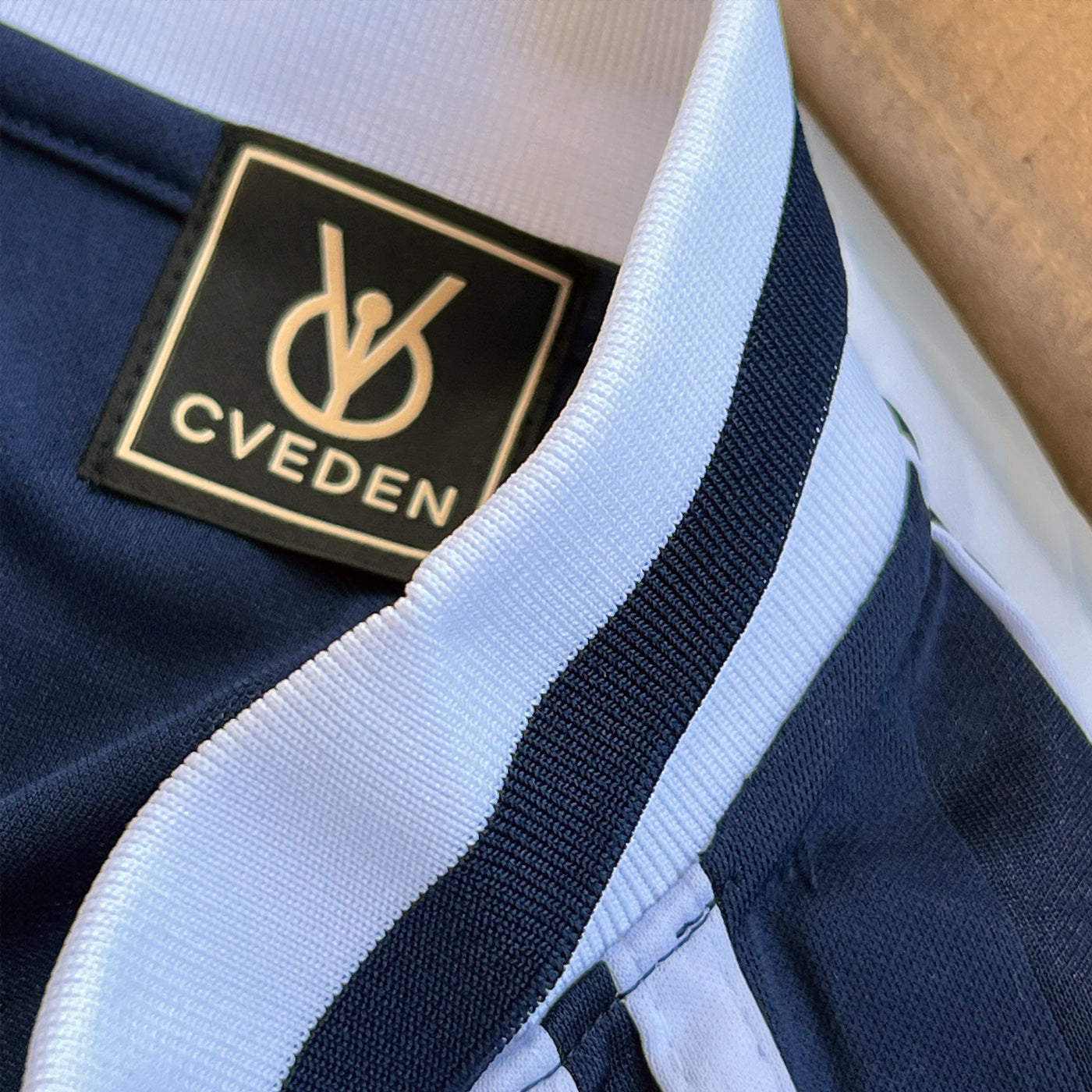 CV-WC-V1 - Limited Edition Shadow Stripe Collared Unisex Soccer Jersey